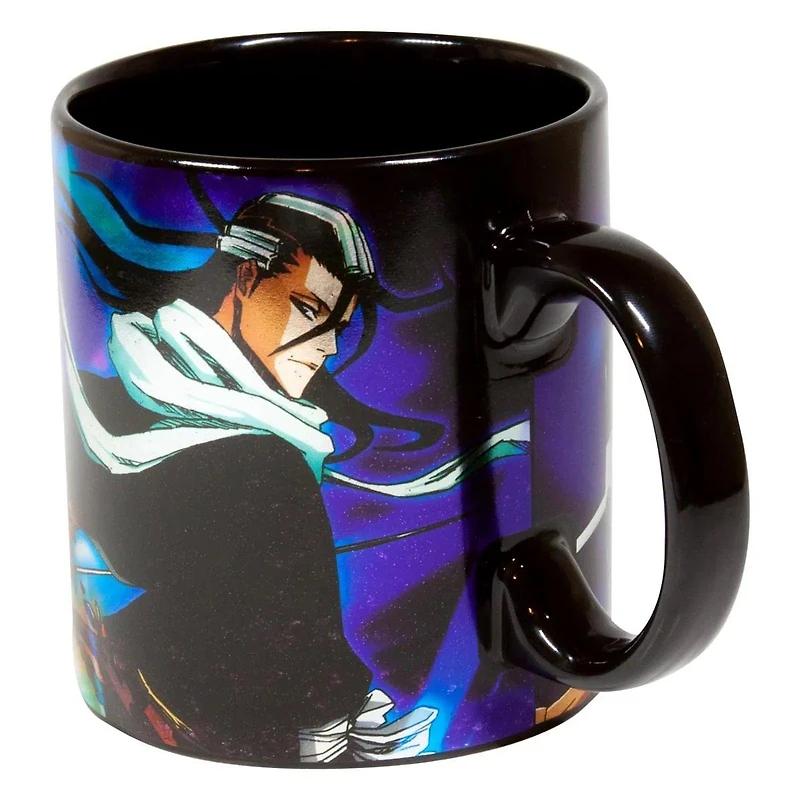 Bleach Anime Foil Print Black Luster Coffee Mug