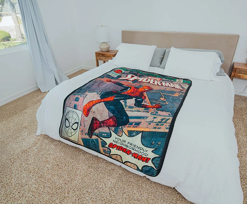 Marvel Comics Friendly Neighborhood Spider-Man 60-in Throw Blanket