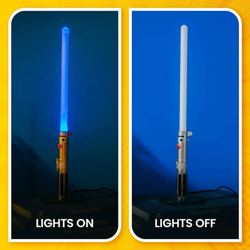Star Wars Luke Skywalker Mini Lightsaber Blue 12-In Lamp