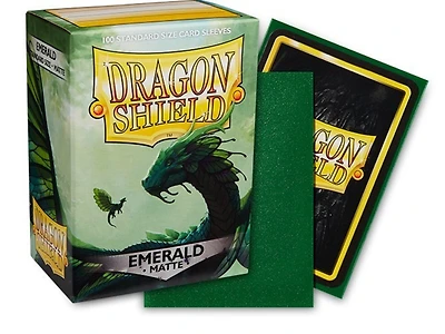Dragon Shield 100 Count Sleeves Matte Emerald