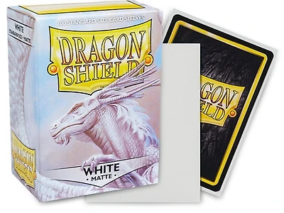 Dragon Shield 100 Count Sleeves Matte White