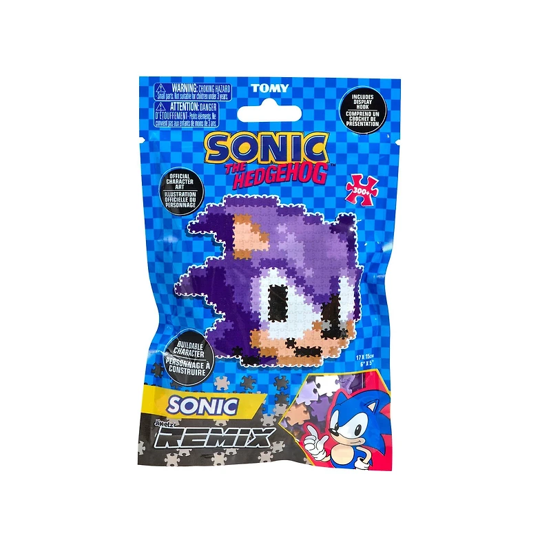 Jixelz Sonic the Hedgehog Character Head Assortment Puzzle (Styles May Vary)