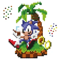 TOMY Jixelz Remix Sonic the Hedgehog - Sonic Island 1250-Piece Puzzle