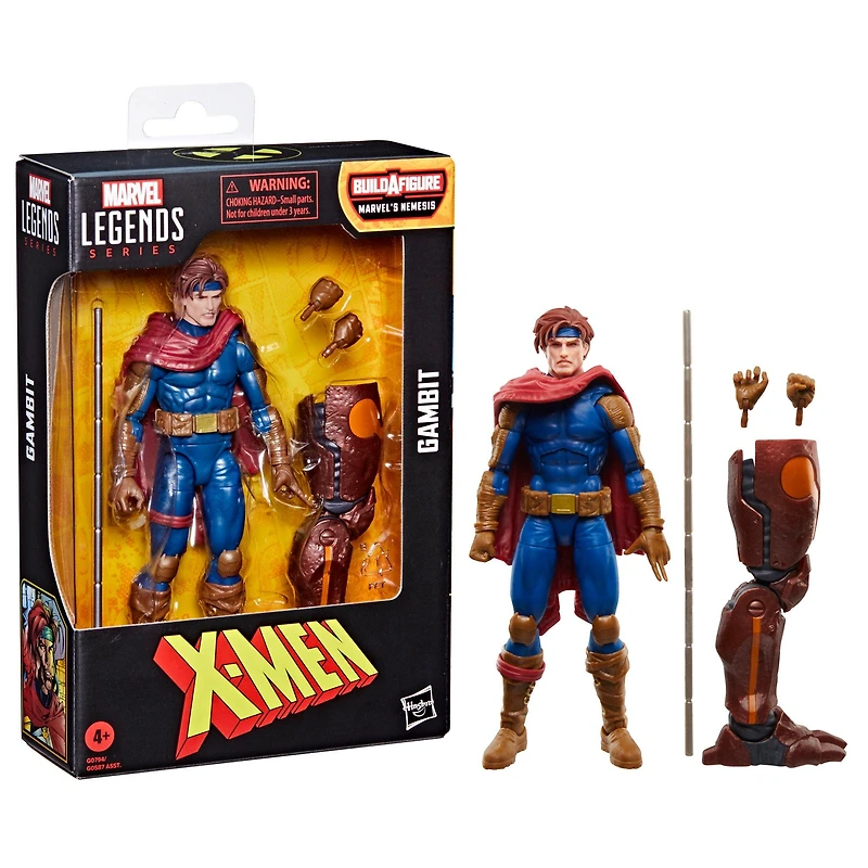 Hasbro Marvel Legends X-Men Gambit 6-in Action Figure (Build-A-Figure Nemesis