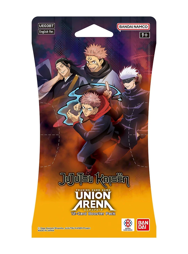 Union Arena Card Game: Jujutsu Kaisen Booster Pack (UE03BT) (12 Cards)