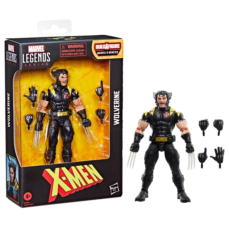 Hasbro Marvel Legends X-Men Wolverine 6-in Action Figure (Build-A-Figure Nemesis