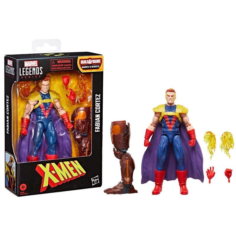 Hasbro Marvel Legends X-Men Fabian Cortez 6-in Action Figure (Build-A-Figure Nemesis