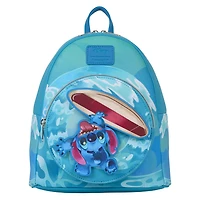 Loungefly Disney Lilo and Stitch Spinning Stitch Surfer Mini Backpack GameStop Exclusive