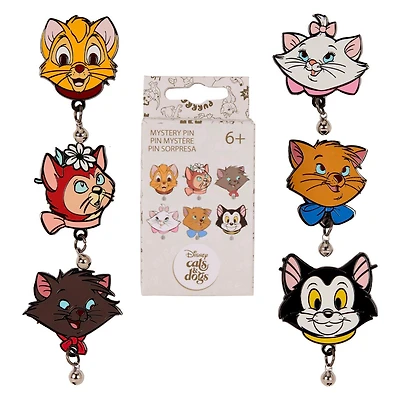 Loungefly Disney Cats with Bells Blind Box Enamel Pin GameStop Exclusive (Styles May Vary