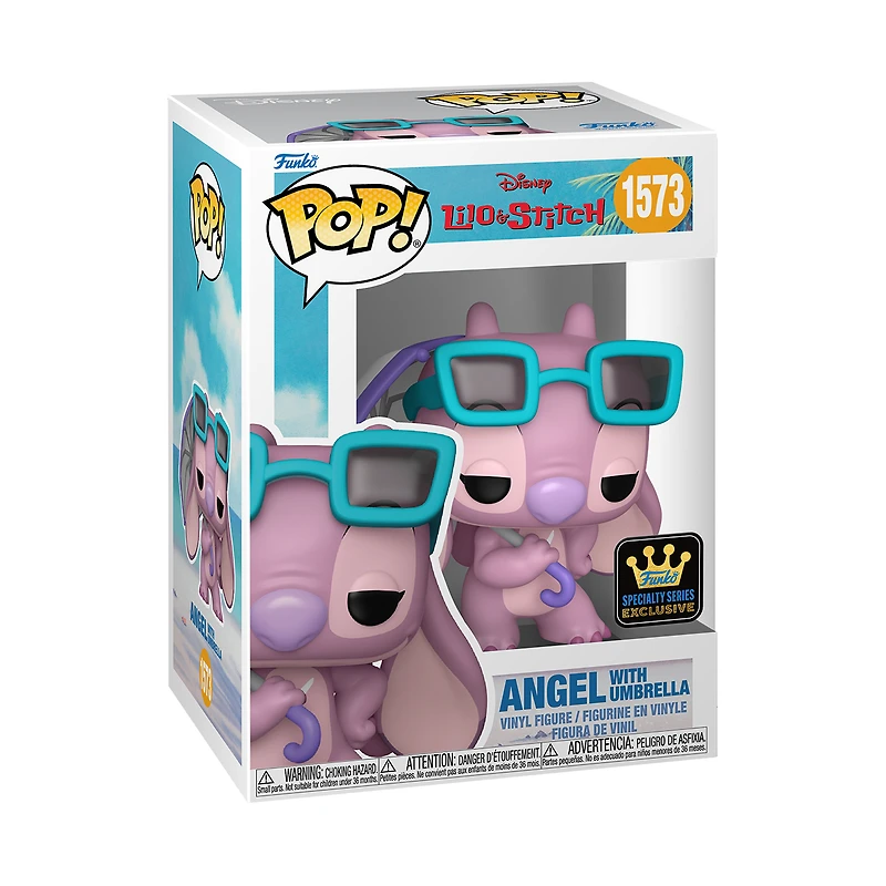 Funko POP! Disney: Lilo and Stitch Angel with Umbrella 3.3-in Vinyl Figure