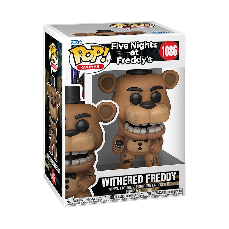 Funko POP! Games: Five Nights at Freddys Withered Freddy 4.3-in Vinyl Figure