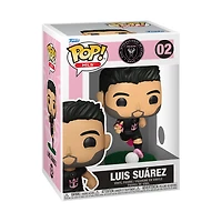 Funko POP! MLS: Inter Miami Sergio Busquets (Away) Luis Suarez 3.9-in Vinyl Figure