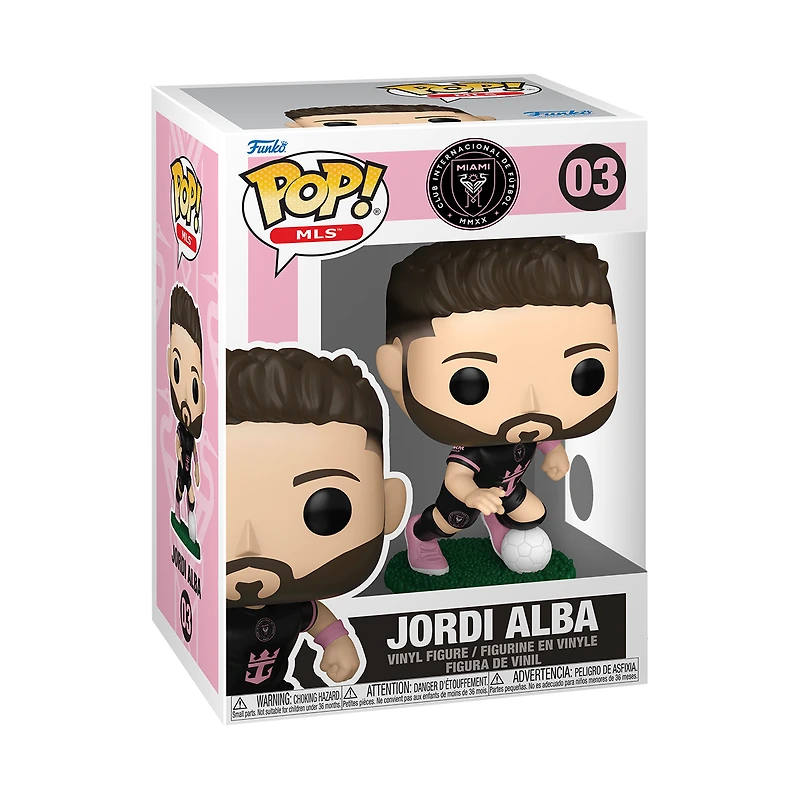 Funko POP! MLS: Inter Miami Jordi Alba (Away) 3.9-in Vinyl Figure