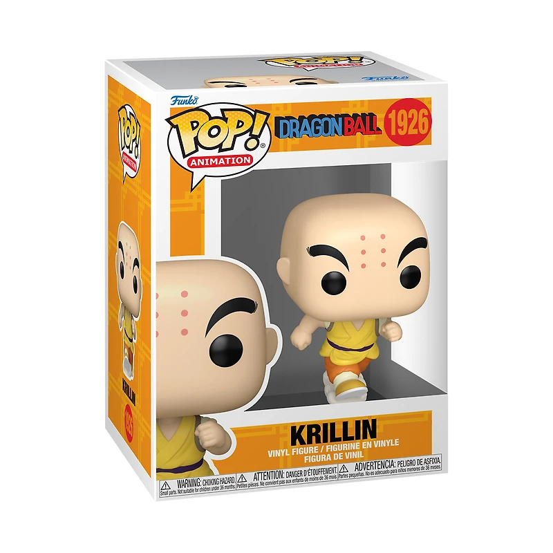 Funko POP! Animation: Dragon Ball Krillin 3.3-in Vinyl Figure