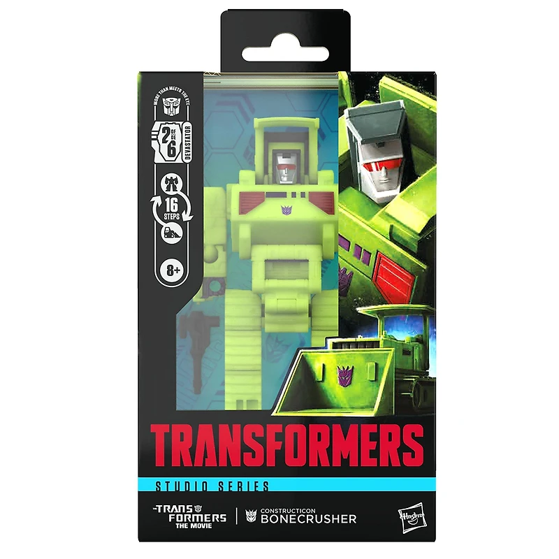 Hasbro Transformers Toys Studio Series Deluxe Class Transformers: The Movie Bonecrusher 4.5-in Action Figure