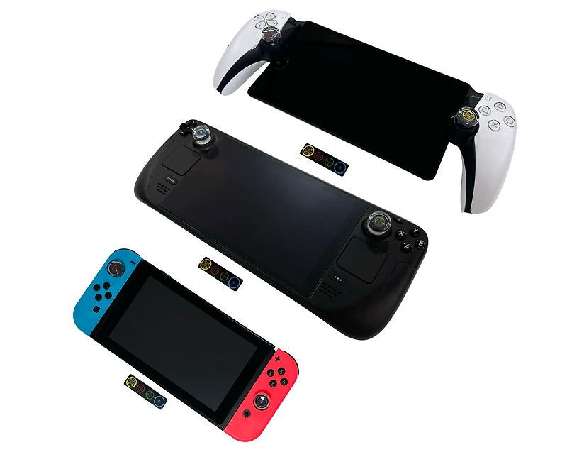 GameStop Crystal Thumb Grips Bundle for Switch, PS Portal, Steam Deck GameStop Exclusive
