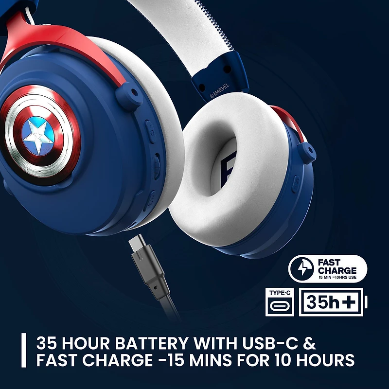 Captain America Wireless Universal Headset GameStop Exclusive