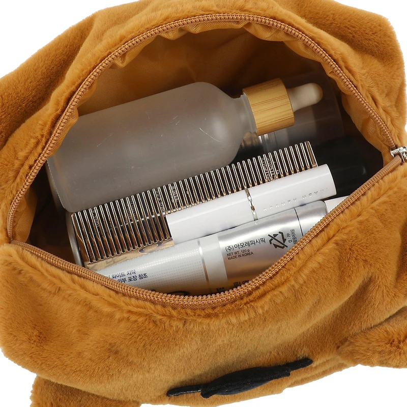 Five Nights at Freddy’s - Freddy Fazbear Faux Fur 4.5-in Cosmetic Bag