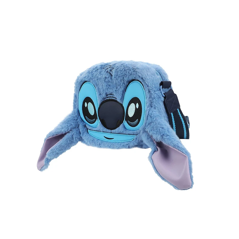 Lilo and Stitch Plush Crossbody Bag with Adjustable Straps