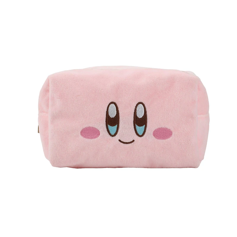 Kirby Pink Plush Cosmetic 4.5-in Toiletry Bag