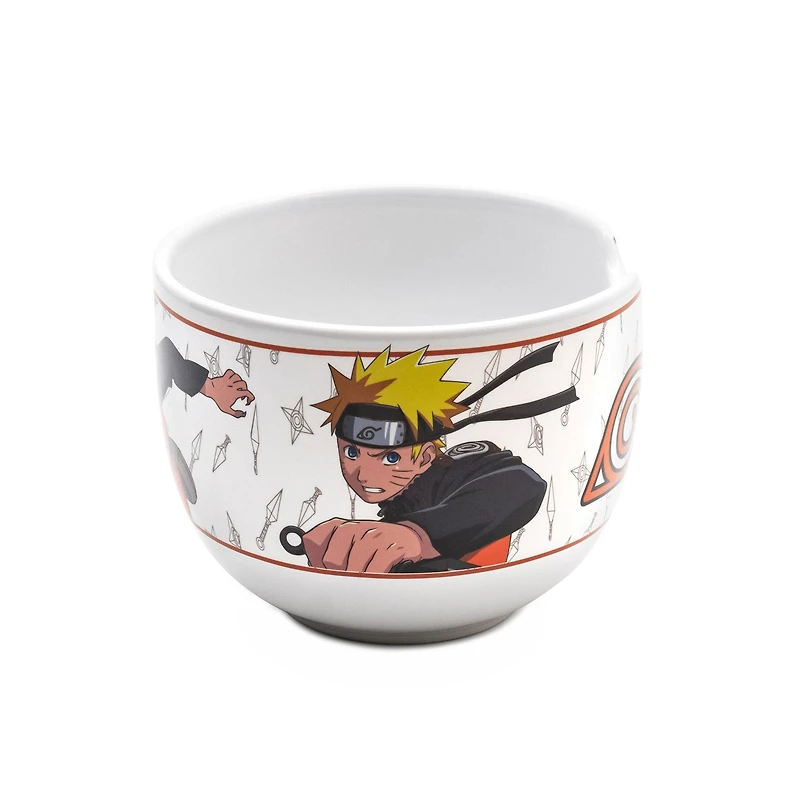CultureFly Naruto Shippuden Ramen Bundle with 20 oz Bowl, Spoon