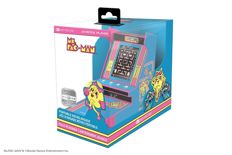 My Arcade Ms. PAC-MAN Joystick Player Portable Retro Arcade