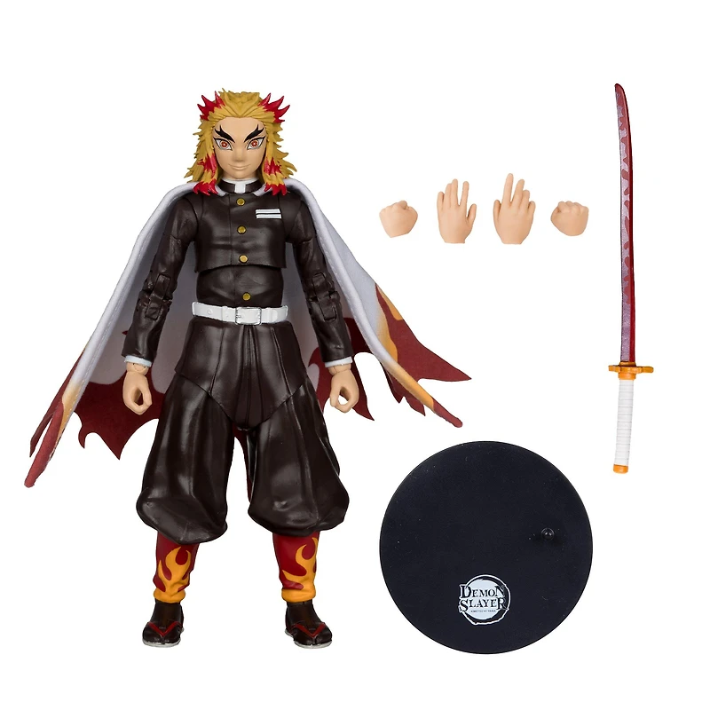 McFarlane Toys Demon Slayer Kimetsu no Yaiba Kyojuro Rengoku 7-in Action Figure