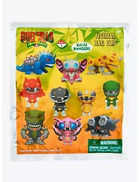 Godzilla x Mighty Morphin Power Rangers Kaiju Rangers Series 1 Blind Bag Figural Bag Clip (Styles May Vary