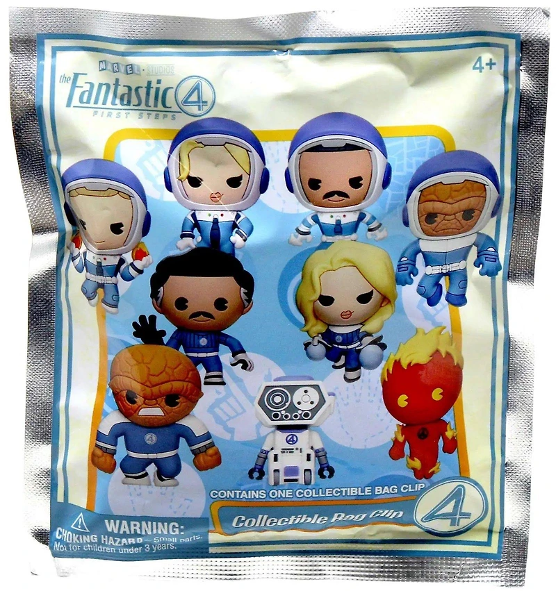 Fantastic Four Movie 3D Foam Bag Clip Blind Bag (Styles May Vary)