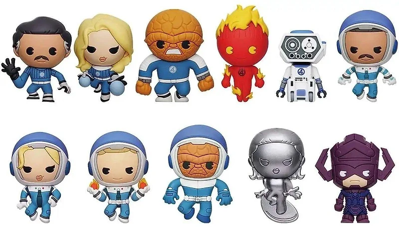 Fantastic Four Movie 3D Foam Bag Clip Blind Bag (Styles May Vary)