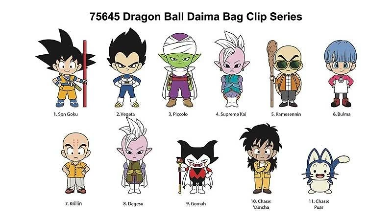 Dragon Ball Daima 3D Foam Bag Clip Blind Bag (Styles May Vary