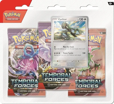 Pokemon Trading Card Game: Scarlet and Violet Temporal Forces Three Booster Blister