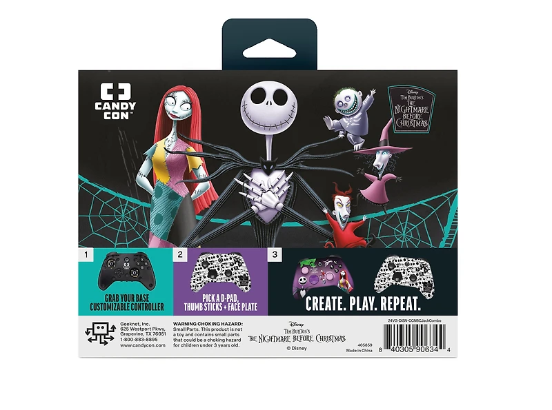CANDY CON x Disney Combo Pack Controller Kit Jack Skellington Combo Pack