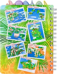 Pokemon Kanto Region Pokemon And Map 6.5 x 8.5-In Tabbed Spiral Journal