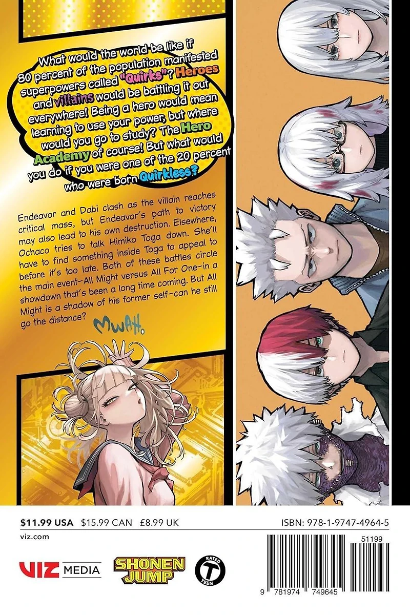 My Hero Academia Manga Volume 39