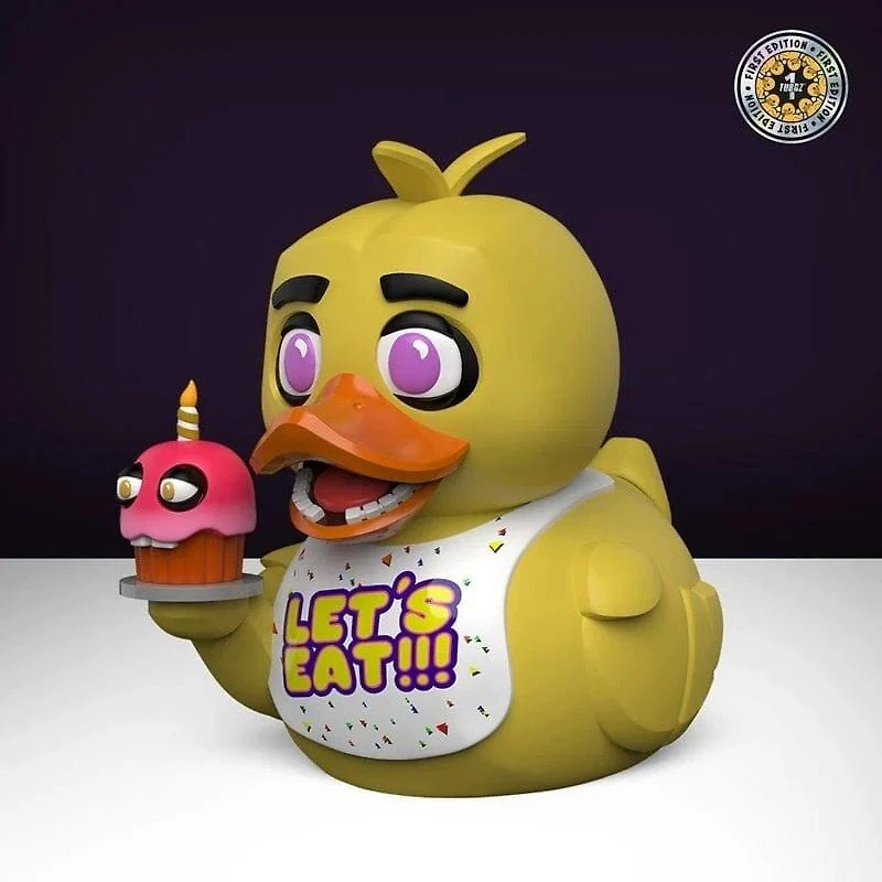 Tubbz Five Nights at Freddy's Chica (1st Edition) 3.54-in Collectible Rubber Duck