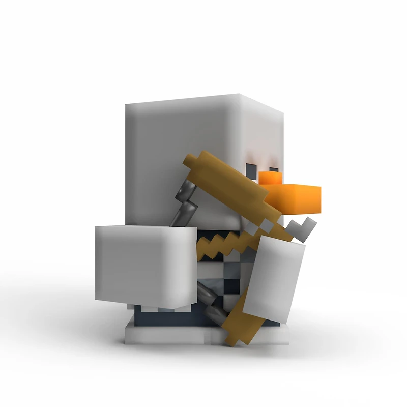 Tubbz Minecraft Skeleton (1st Edition) 3.54-in Collectible Rubber Duck