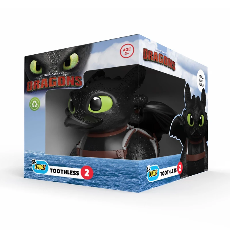 Tubbz XL How To Train Your Dragon Toothless 8-in Collectible Rubber Duck