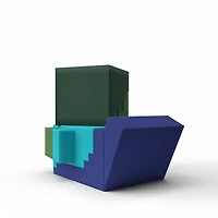 Tubbz Minecraft Zombie (1st Edition) 3.54-in Collectible Rubber Duck
