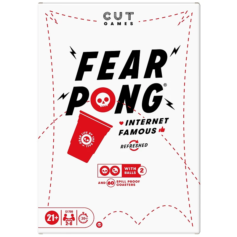 Cut Games Fear Pong Adult Party Game