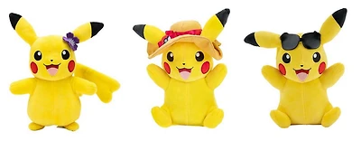 Jazwares Pokemon Pikachu Seasonal Summer 8-in Plush (Styles May Vary)