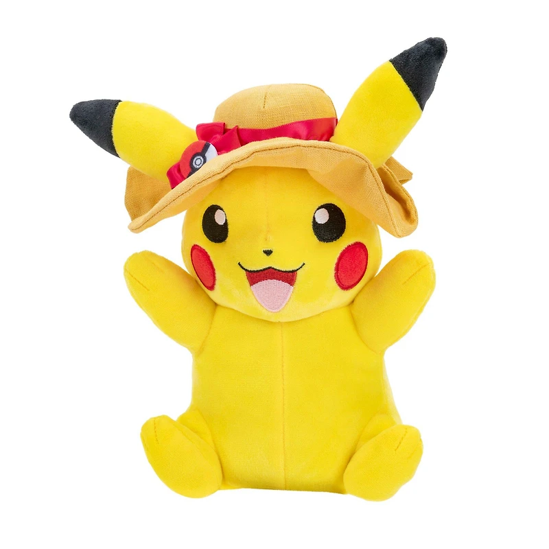 Jazwares Pokemon Pikachu Seasonal Summer 8-in Plush (Styles May Vary)