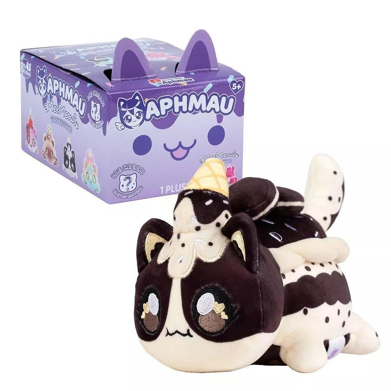 Aphmau Mystery MeeMeow Series 7 Ice Cream Cats 6-In Plush (Styles May Vary)