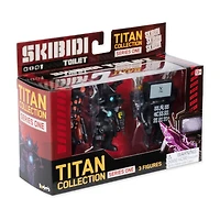 Skibidi Toilet Titan Collection Series One 3-Pack Action Figure Set