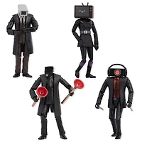 Skibidi Toilet Deluxe 6-in Action Figure Set