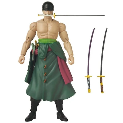 Bandai Anime Heroes One Piece Roronoa Zoro (Three Sword Style) 6.5-in Figure
