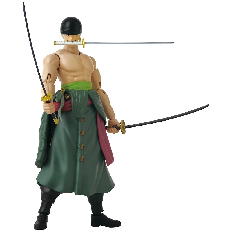 Bandai Anime Heroes One Piece Roronoa Zoro (Three Sword Style) 6.5-in Figure