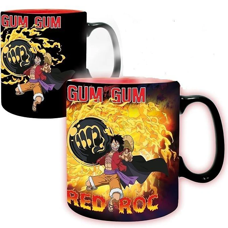 ABYstyle One Piece Luffy vs Kaidou Black Heat Change Mug