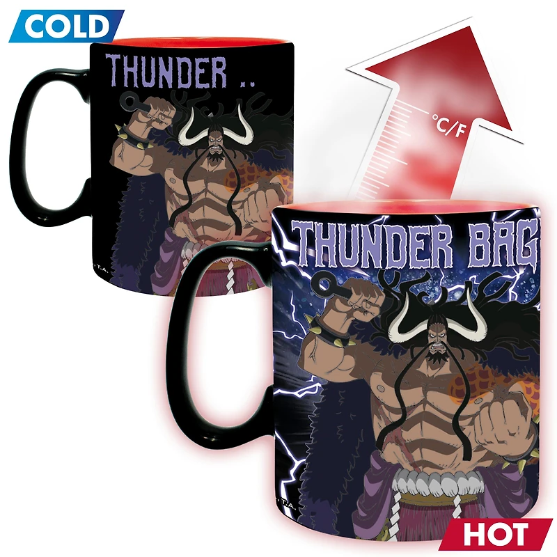 ABYstyle One Piece Luffy vs Kaidou Black Heat Change Mug