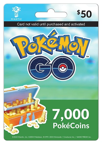 Pokemon Go Pokecoins Virtual Currency 7000 Pokecoins